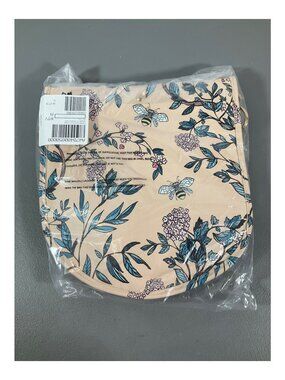 ahdorned Women's Floral & Bee Fabric Messenger Bag with Pouch & Dual Straps